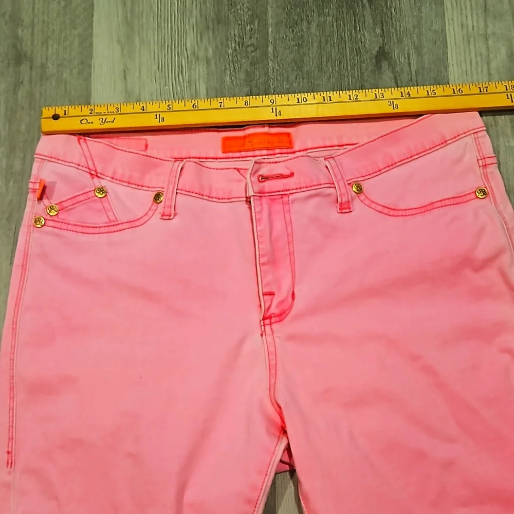 Rock & Republic Pink Jeans sz 16 - Picture 9 of 12